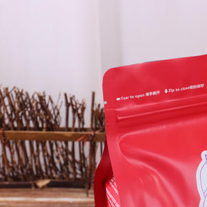 Sacs en plastique PE autoportants et auto-scellants avec fermeture éclair, réutilisables, design hexagonal, pour l'emballage alimentaire en supermarché et les expositions - Product Image 4