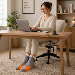Chaussettes chauffantes doublées polaire OEM pour collections de bas d'hiver, avec support pour la conception de produits, la révision des échantillons et l'emballage pour les marques - Product Image 6