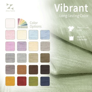 Tissu en Coton Modal et <span class=keywords><strong>Laine</strong></span> Mélangés <span class=keywords><strong>de</strong></span> Qualité Supérieure, Texture Slub, 160 g/m², Léger, Respirant, Absorbant l'Humidité, Tissu Tricoté pour Hauts et T-shirts - Product Image 6