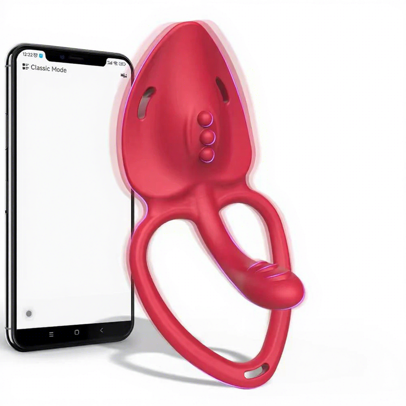 Premium Silicone Vibrating Cock Ring Rechargeable