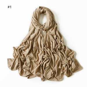Bufandas de algodón prémium para la cabeza, <span class=keywords><strong>Hijab</strong></span> musulmán, bufandas de Dubái, islámico, árabe, de calidad instantánea, venta al por mayor - Product Image 5