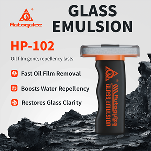 Nettoyant puissant et rapide pour film gras sur pare-brise, liquide avec applicateur pour l'élimination des contaminants sur les surfaces vitrées automobiles et l'entretien des voitures - Product Image 2