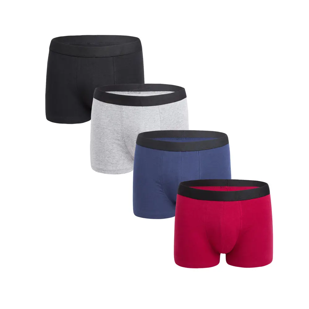 All'ingrosso uomo boxer slip elasticizzati cotone elastico fascia traspirante biancheria intima taglie forti boxer pantaloncini per gli uomini