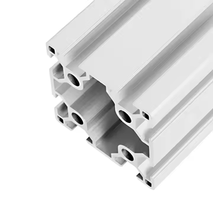 Profil d'extrusions en aluminium anodisé noir de fente de la double rainure 60 <span class=keywords><strong>T</strong></span> de matériel d'alliage d'aluminium de prix usine pour le cadre de poste de travail - Product Image 5