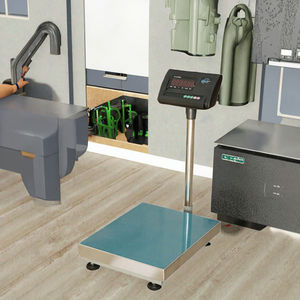 100 किलोग्राम 200 किलो 500 किलो इलेक्ट्रिक प्लेटफॉर्म बेंच वेट स्केल के साथ एडा ए 12 ई सूचक अनुकूलन योग्य ओएम - Product Image 2