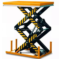 Plateforme élévatrice à ciseaux hydraulique fixe Konty, élévateur de fret électrique, construction en acier allié, table 1900x1500mm 20/17