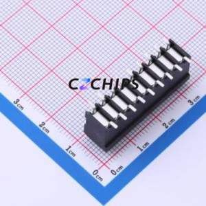 JL212V-SMT-35009BP1 Spring Terminal Block SMD,P=3.5mm Connector ( Construction: 1x9P )( Pitch: 3.5mm )( Color: Black ) - Product Image 2