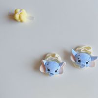 Ins-élégant 24 paires décontracté équipage chaussettes mignon 3D dessin animé coton bébé poupées tricoté Technique Invisible enfants antibactérien