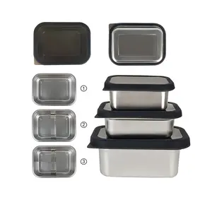 Meal Prep Plastic Microwavable Food Containers For Meal Prepping With Lids  28 oz. 1 Compartment Black Rectangular Reusable Storage Lunch Boxes -BPA-Free  Food Grade -Freezer & Dishwasher Safe 