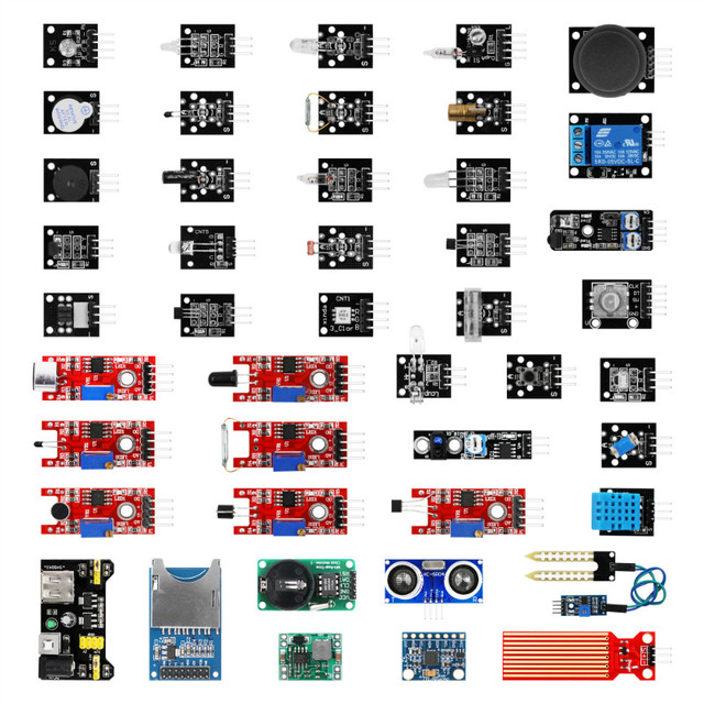 OKY1027-1 Okystar Electronic Starter Kit Better Than 37 in 1 Sensor Kit 45 in 1 Sensor Module Kit