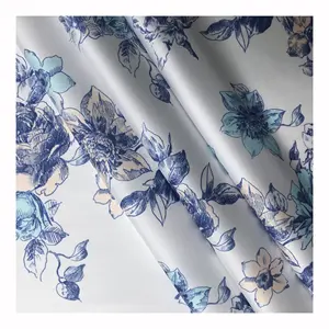 Lagerbestand Polyester Armani 2-Wege-Stretch Satin digitaldruck Stoff für Kleid
