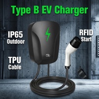 Borne de recharge murale intelligente pour véhicules électriques (VE) en TPU, avec protection anti-condensation et revêtement protecteur, 11 kW
