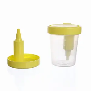 120ml Plastic Sterile Test Vacuum Urine Container Specimen Cup With Needle