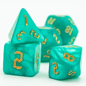 Udixi Nhựa Đa Diện Biểu Tượng Tùy Chỉnh Acrylic Dungeons Và Dragons D & D Giá Rẻ Dice RPG Set - Product Image 4