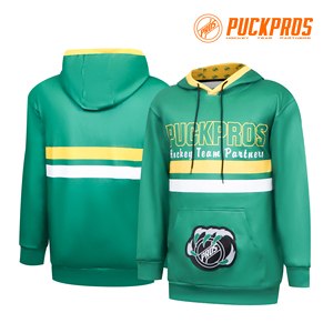 เสื้อฮู้ดฮอกกี้แบบกำหนดเอง ยูนิเซ็กซ์ ผลิตจากวัสดุรักษ์โลก ชุดกีฬา 95% โพลีเอสเตอร์+5% สแปนเด็กซ์ บริการ OEM ปัก พิมพ์ แห้งเร็ว - Product Image 2