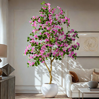 Tanaman Buatan Bougainvillea Pot Besar 200cm Hijau, Promo Spesial, Cocok untuk Dekorasi Rumah, Ruang Tamu, dan Hari Thanksgiving