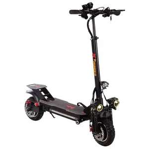 All'ingrosso 2 ruote grande potenza doppio motore di alta qualità 1000W 10 pollici scooter pieghevole scooter elettrico fuori strada