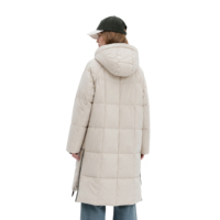 Veste d'hiver épaisse pour femme Boying, motif 3D, manches longues, col boutonné, personnalisable OEM ODM