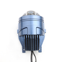 Projecteur antibrouillard bi-LED à triple lentille tricolore 3 pouces 3000K 4300K 6000K 84W 10000LM, feux de croisement et de route pour voiture