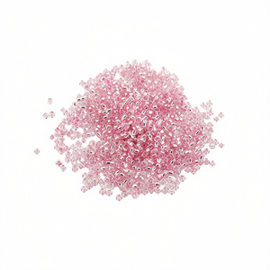 Perline Ilan Abalorios rosa da 4 mm, 50 g, per la creazione di gioielli - Product Image 1