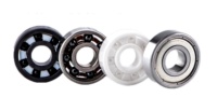 Roulement en céramique SI3N4 mini 608 ZZ 2RS noir de précision, hybride blanc à gorge profonde, mini 627 629 688 699 608, roulement à billes en céramique