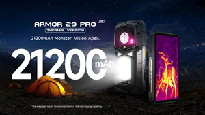 Ulefone Armor 29 Pro Téléphone Robuste avec Caméra Thermique 16+512 Go Écran 6,67 Pouces Caméra Arrière 50MP Batterie 21200mAh Android 15 - Product Image 5