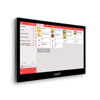 Caja Registradora Táctil de 15.6 Pulgadas Montada en la Pared, Sistema POS Todo en Uno con Windows para Restaurante, Directo de Fábrica