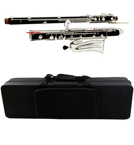 Clarinete bajo Ehrman Conderbeth Down B, para interpretación profesional, baquelita, niquelado, B-Drop, para orquesta, opcional, negro - Product Image 6