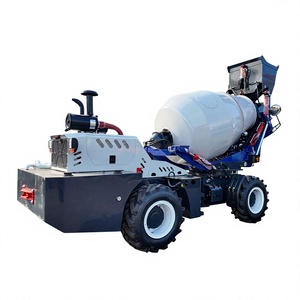 CHITU Bétonnière portative auto-alimentée de 2,6 m³ avec pompe, mélangeur de ciment diesel robuste pour la construction - Product Image 1