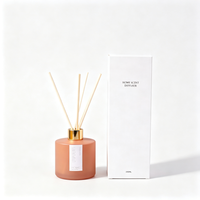 Diffuseur de parfum d'ambiance en verre dépoli pour la maison, design sans flamme sûr, adapté aux enfants et aux animaux domestiques, vente en gros