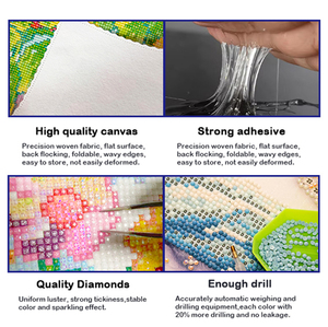 Decoración para el Hogar, <span class=keywords><strong>Pintura</strong></span> <span class=keywords><strong>de</strong></span> Diamantes con Diseño <span class=keywords><strong>de</strong></span> <span class=keywords><strong>Campo</strong></span> <span class=keywords><strong>de</strong></span> <span class=keywords><strong>Girasoles</strong></span> y Atardecer, Impresión en Lienzo para Decoración <span class=keywords><strong>de</strong></span> Sala <span class=keywords><strong>de</strong></span> Estar - Product Image 3