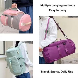 Wholesale Free Sample Custom Large Capacity <b>Backpack</b> Sport <b>Gym</b> Bag <b>Women</b> Men <b>Gym</b> Fitness Travel Bag Duffle Bag - Product Image 3