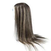 Peluca de Cabello Humano con Frente de Encaje Transparente 13x6, Cabello Liso, Gorro Ajustable, Sin Pegamento, Resistente al Calor