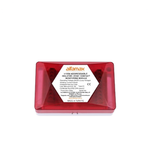 Módulo de Monitoreo de Contactos Direccionables Alfamax I-1054 con Aislador Integrado para Integración en Sistemas Contra Incendios, Dispositivo Certificado EN54 - Product Image 1