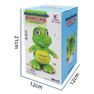 IDS-rompecabezas de música con forma de cocodrilo para niños, juguete de dinosaurio eléctrico con forma de cocodrilo - Product Image 6