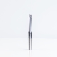 Fraise en acier au tungstène HRC65 ° de haute qualité Nano enduit noir 3 canaux prise en charge ODM personnalisable en usine