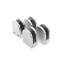 Clip de serrage en verre, accessoires de quincaillerie pour salle de douche, pont de Patio, Mini pince de protection, support en verre, Clip d'escalier