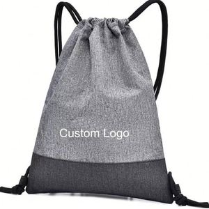 OEM Eco Friendly Waterproof Durable Nylon Sports Gym Training <b>Drawstring</b> <b>Backpack</b> Customizable Color Logo for Promotion Gift - Product Image 1