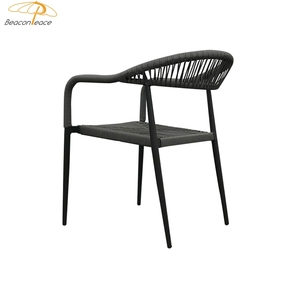 <span class=keywords><strong>Sedie</strong></span> <span class=keywords><strong>da</strong></span> <span class=keywords><strong>giardino</strong></span> per il tempo libero all'aperto impilabili in vimini intrecciati in alluminio <span class=keywords><strong>effetto</strong></span> <span class=keywords><strong>Rattan</strong></span> bistrot sedia <span class=keywords><strong>da</strong></span> pranzo per caffè - Product Image 2