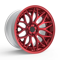 Venta Directa de Fábrica, Juego de 3 Ruedas para Automóvil de Pasajeros, 5X112 5X114.3 5X120, 16 17 18 19 20 21 22 23 24 Pulgadas, Ruedas Forjadas de Aleación de Aluminio