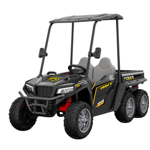 2024 Lordas neuer elektrischer Sechsrad-Kindersitz mit einem Klick Demontage Alarm arm UTV Toy Bike Batterie betriebenes Geschenk auto - Product Image 3