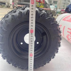 Accessoires pour kart à quatre <span class=keywords><strong>roues</strong></span> et véhicule de plage <span class=keywords><strong>Harley</strong></span> modifiés : pneus tout-terrain sous vide 10x6-6 pouces avec moyeux de roue à 3 trous - Product Image 1