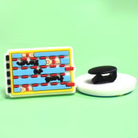 Vente en gros de breloques en PVC souple pour sabots, chaussures de plage d'été pour le surf, accessoires de bricolage et breloques