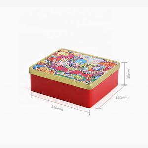 Caja de Estaño con Tapa para Envasado de Barras de Chocolate de Grado Alimenticio, Impresión Personalizada, Diseño de Dibujos Animados Coloridos, Regalo para Juguetes - Product Image 6