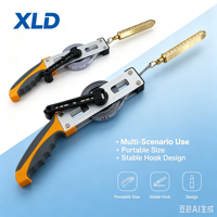 Ruban de mesure de niveau d'huile métrique XLD en acier inoxydable antirouille de 20 m, règle de sonde de niveau de liquide portative avec poids en laiton pour citerne