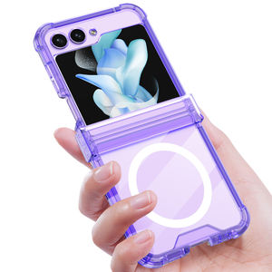 Nueva funda trasera de carga inalámbrica magnética plegable transparente para <span class=keywords><strong>Samsung</strong></span> Galaxy Z Flip 6 Flip 5 <span class=keywords><strong>Fold</strong></span> 6 - Product Image 3