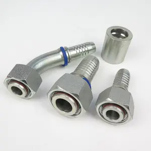 Metric Thread 24 Ihch Cone Heavy Series Stainless Steel Material Patch Types Of China Hydraulic Hose Interlock Fitting