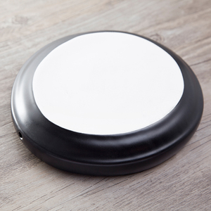 Plato de <span class=keywords><strong>cocina</strong></span> decorativo grueso, vajilla de cerámica <span class=keywords><strong>negra</strong></span> mate - Product Image 5