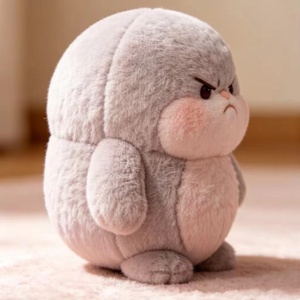 Peluche de foca enojada personalizado al por mayor, animal de peluche suave, suministro de peluches personalizados al por mayor - Product Image 3