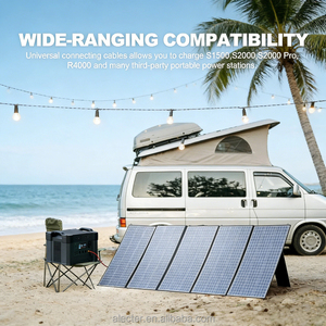 Panneau solaire portable Alecter Solar Easy Carry 400W, pliable, haute efficacité 23,5%, étanche IP66, solution d'alimentation compacte pour camping-car - Product Image 4